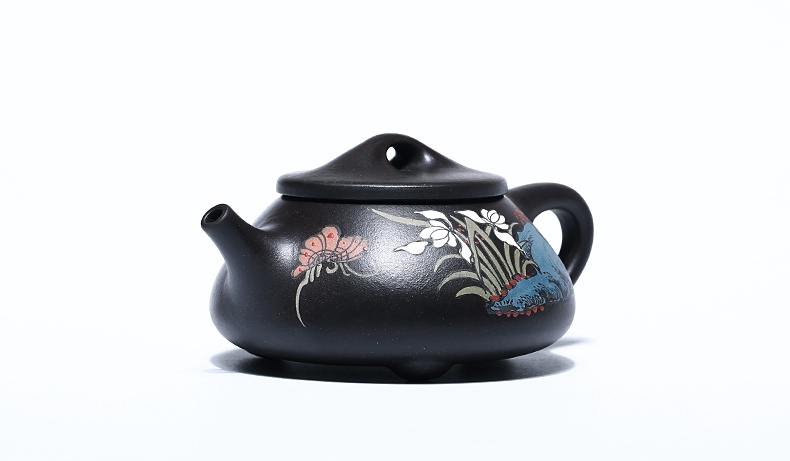 石瓢手工紫砂壺，精致典雅紫砂壺