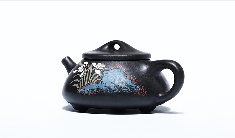 石瓢手工紫砂壺，精致典雅紫砂壺