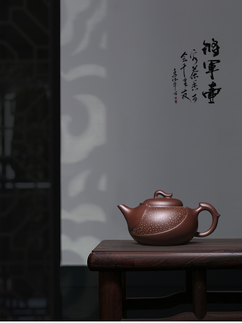 將軍壺紫砂壺，雅韻精美紫砂壺